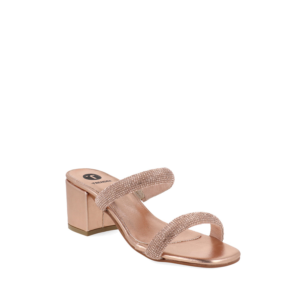 Sandalia de Vestir Xbarcelona color Oro para Mujer