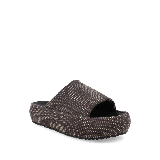 Sandalia Casual Trender color Gris para Mujer