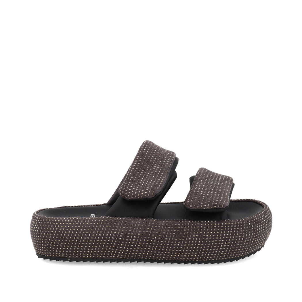 Sandalia Casual Trender color Gris para Mujer