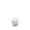 Sandalia Casual Trender color Plata para Mujer con Brillos
