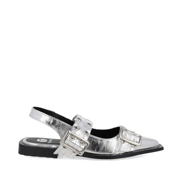 Balerina Casual Trender color Plata para Mujer