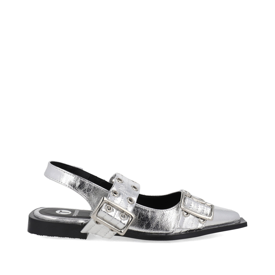 Balerina Casual Trender color Plata para Mujer