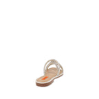 Sandalia Casual Trender color Plata para Mujer