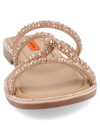 Sandalia Casual Trender color Oro para Mujer