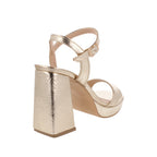 Zapatilla de Vestir Trender color Oro para Mujer
