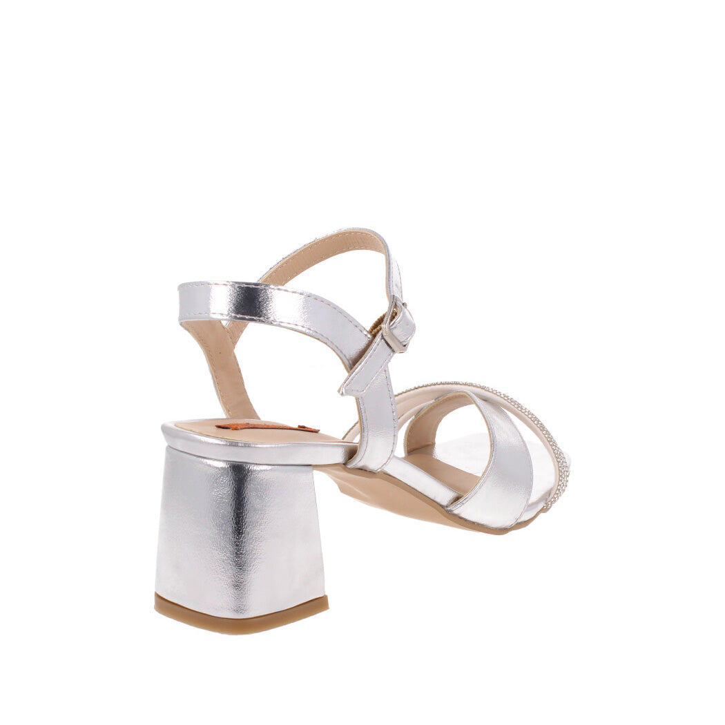 Zapatilla de Vestir Trender color Plata para Mujer