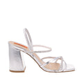 Zapatilla de Vestir Trender color Plata para Mujer