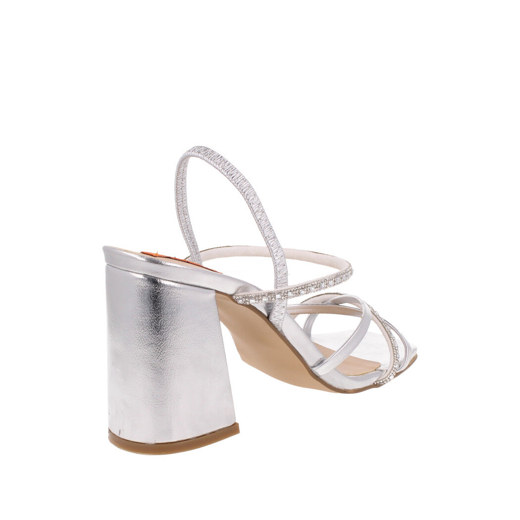 Zapatilla de Vestir Trender color Plata para Mujer