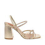 Zapatilla de Vestir Trender color Oro para Mujer