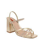 Zapatilla de Vestir Trender color Oro para Mujer