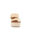 Sandalia Casual Trender color Beige para Mujer CON CHINELA TEJIDA
