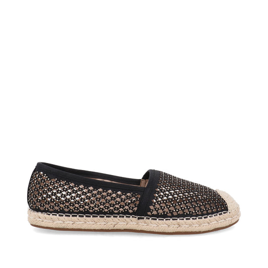 Alpargata Casual Trender color Negro para Mujer con brillos