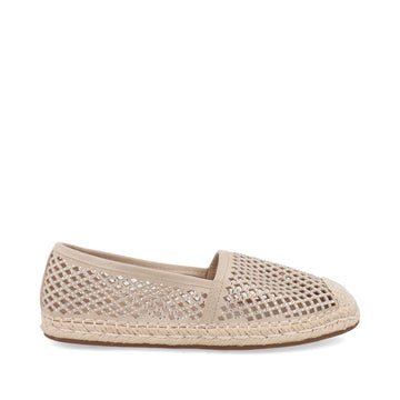 Alpargata Casual Trender color Beige para Mujer con brillos