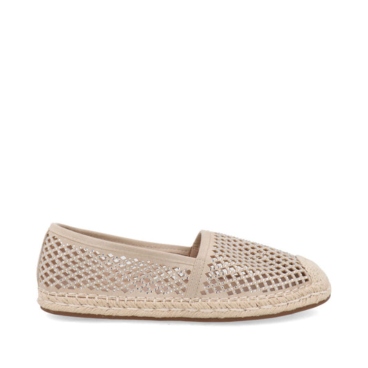 Alpargata Casual Trender color Beige para Mujer con brillos