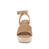 Sandalia Casual Trender color Beige para Mujer