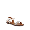 Sandalia Casual Trender color Latte para Mujer con brillos