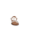 Sandalia Casual Trender color Latte para Mujer con brillos