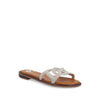 Sandalia Casual Trender color Blanco para Mujer con brillos