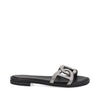 Sandalia Casual Trender color Negro para Mujer con brillos