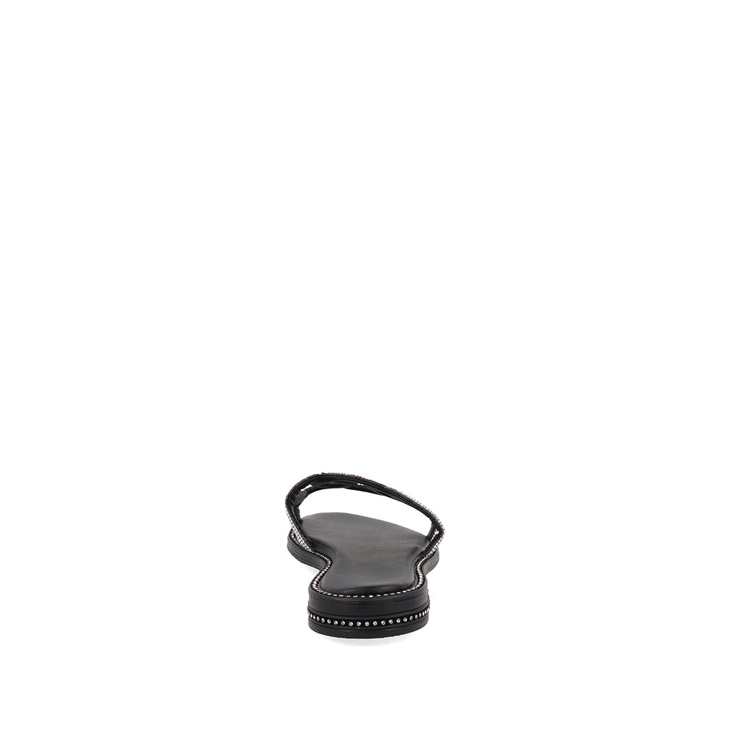 Sandalia Casual Trender color Negro para Mujer con brillos