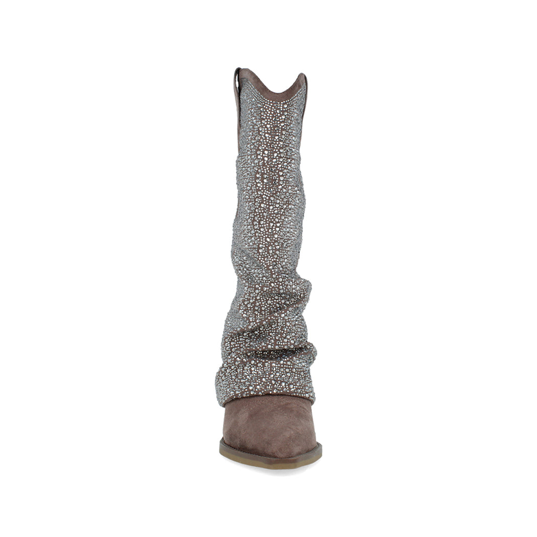 Bota Casual Trender color Taupe para Mujer