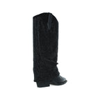 Bota Casual Trender color Negro para Mujer