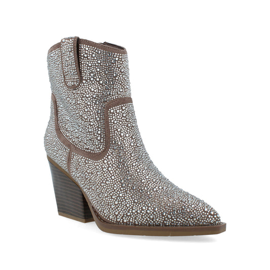 Botin Casual Trender color Taupe para Mujer