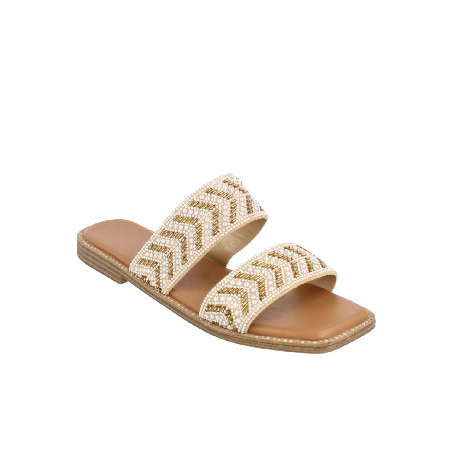 Sandalia Casual Trender color Oro  para Mujer