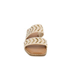 Sandalia Casual Trender color Oro  para Mujer