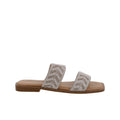 Sandalia Casual Trender color Plata  para Mujer