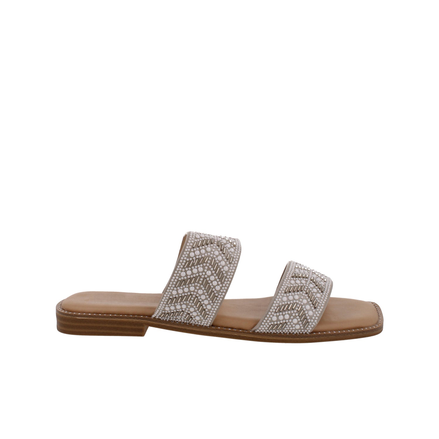 Sandalia Casual Trender color Plata  para Mujer