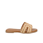 Sandalia Casual Trender color Camel para Mujer