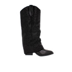 Bota Casual Trender color Negro para Mujer