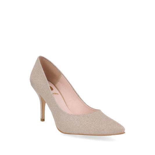 Zapatilla de Vestir Trender color Oro para Mujer