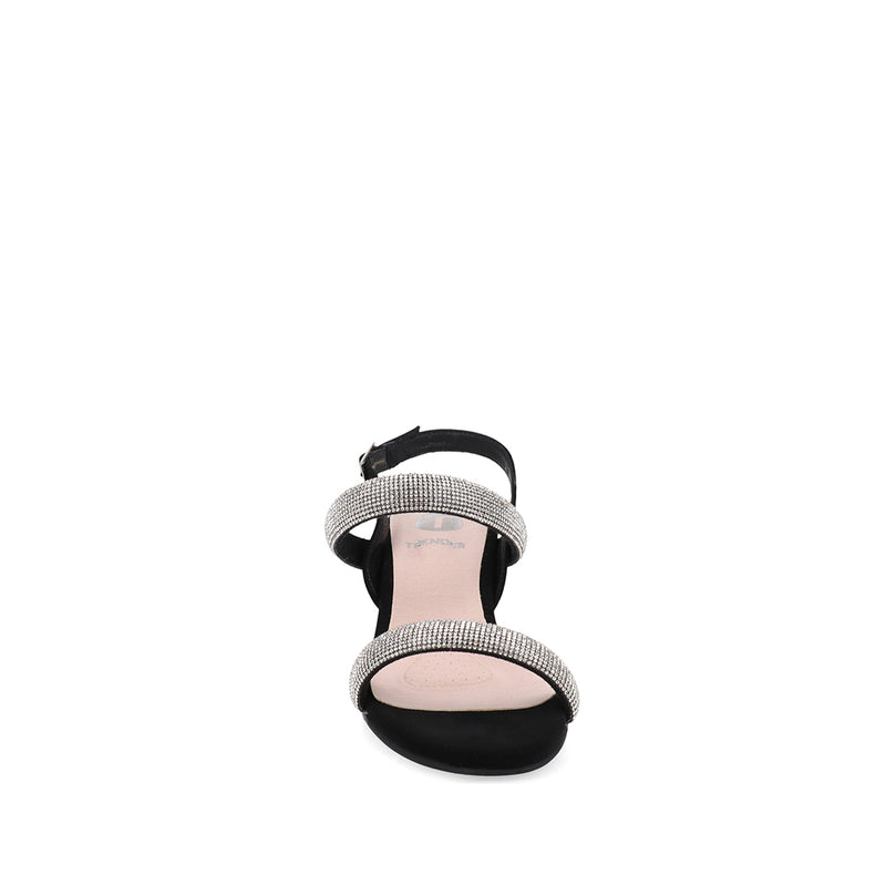 Sandalia De Tacón Trender color Negro para Mujer