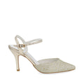Zapatilla de Fiesta Trender color Oro para Mujer