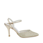 Zapatilla de Fiesta Trender color Oro para Mujer