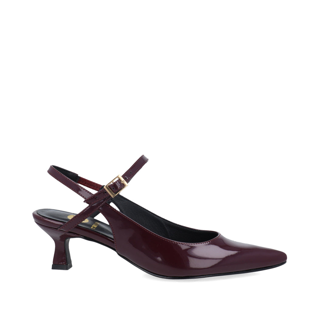 Zapatilla de Fiesta Trender color Vino para Mujer