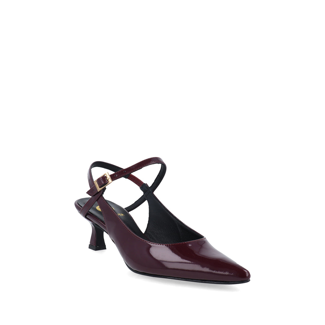 Zapatilla de Fiesta Trender color Vino para Mujer