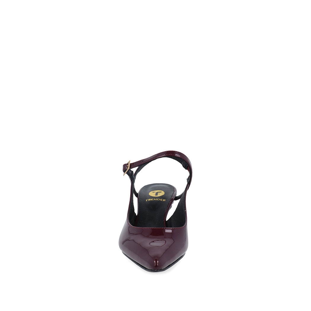 Zapatilla de Fiesta Trender color Vino para Mujer