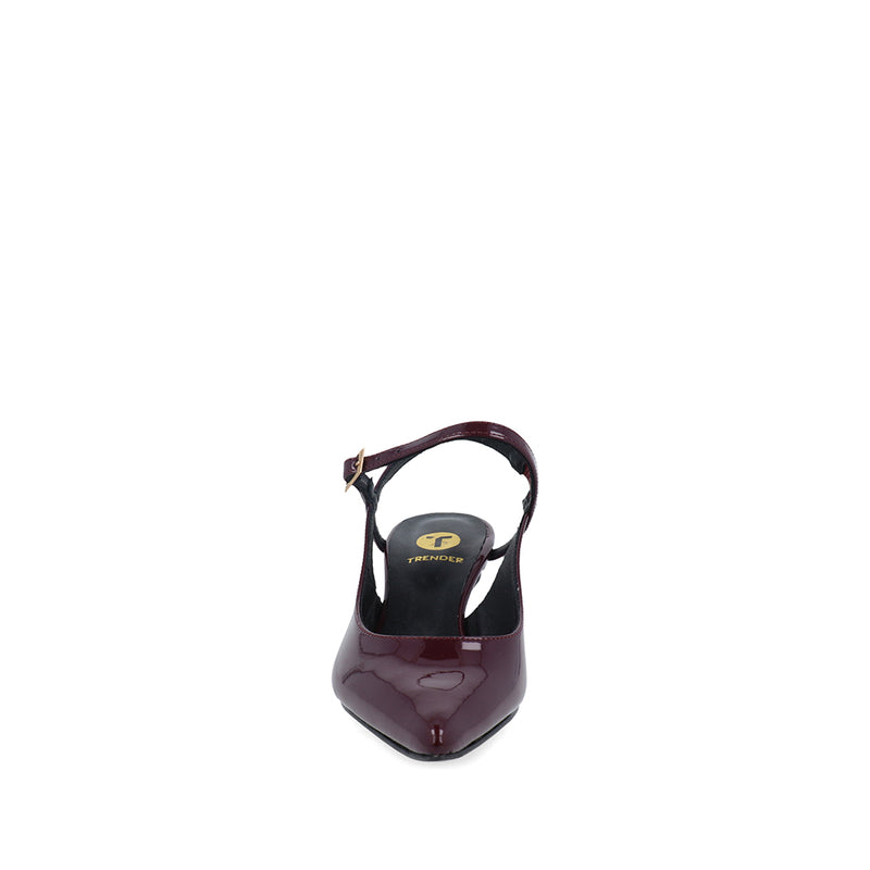 Zapatilla de Fiesta Trender color Vino para Mujer