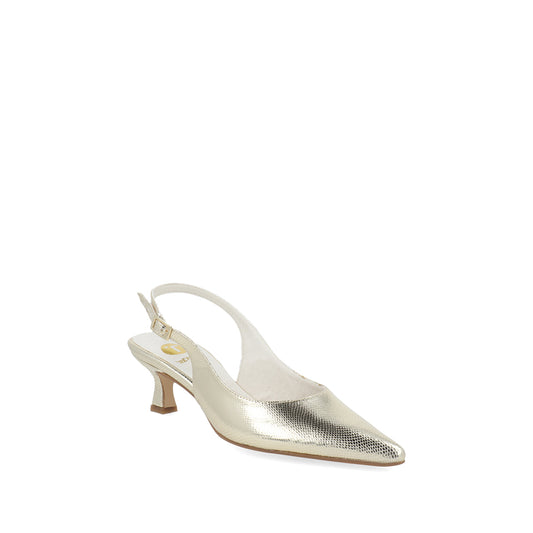 Zapatilla de Fiesta Trender color Oro para Mujer