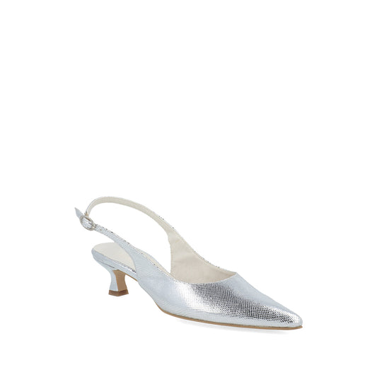 Zapatilla de Fiesta Trender color Plata para Mujer