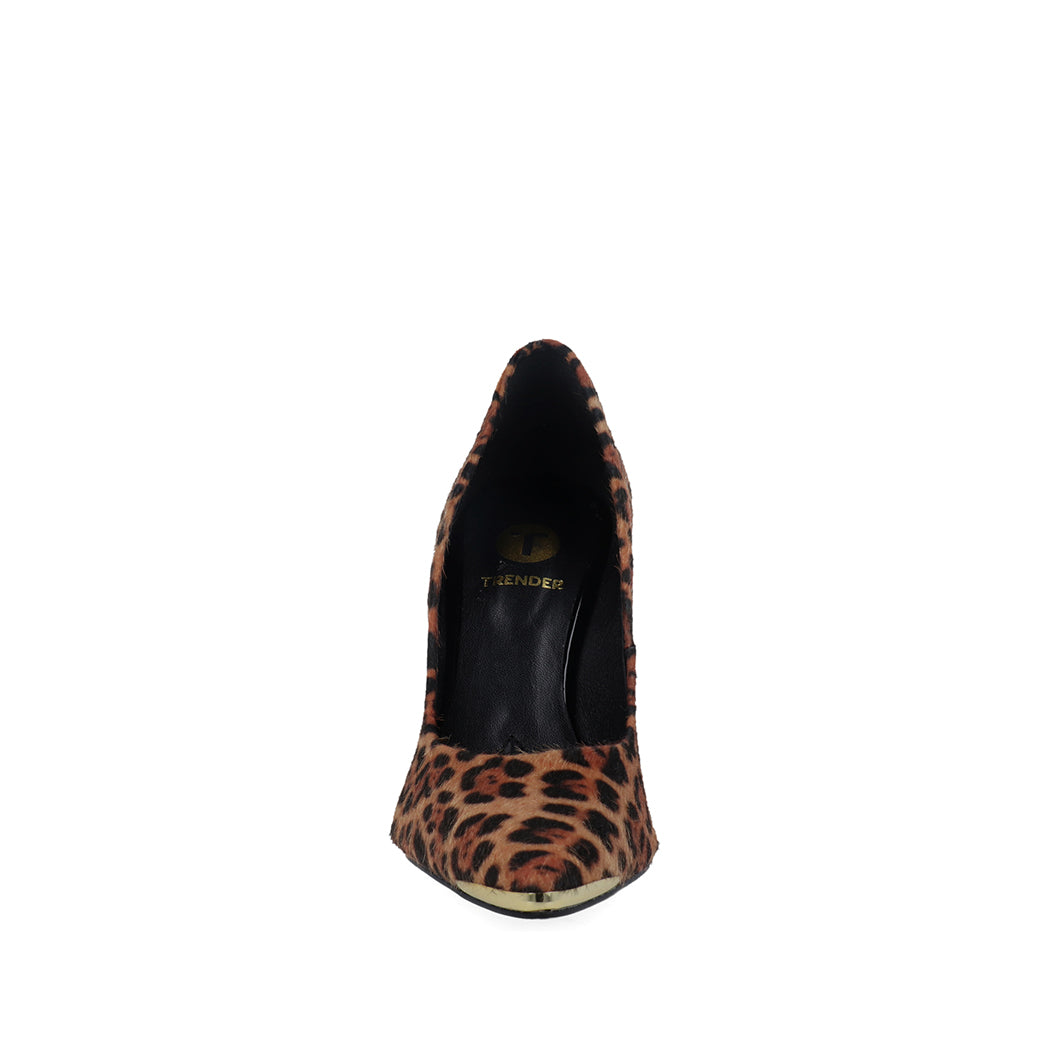 Zapatilla de Fiesta Trender color Leopardo para Mujer