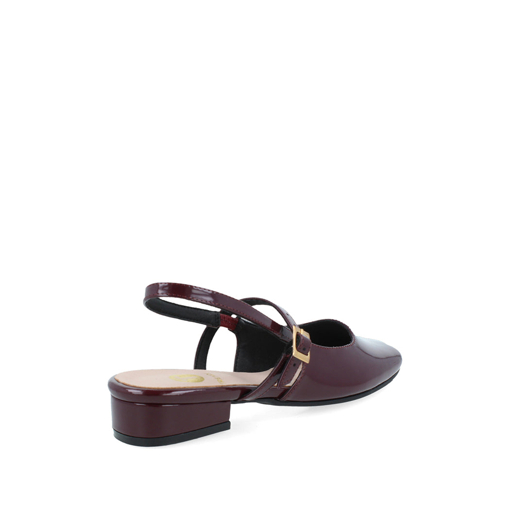 Balerina Casual Trender color Vino para Mujer