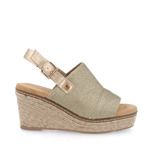 Alpargata Casual Trender color Oro para Mujer