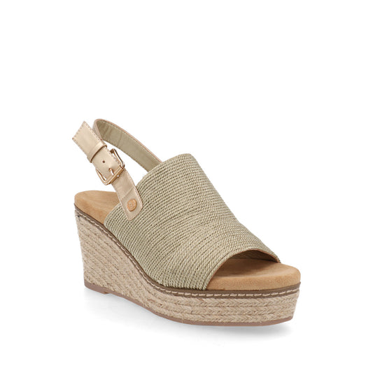 Alpargata Casual Trender color Oro para Mujer