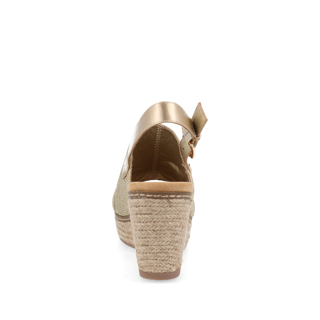 Alpargata Casual Trender color Oro para Mujer