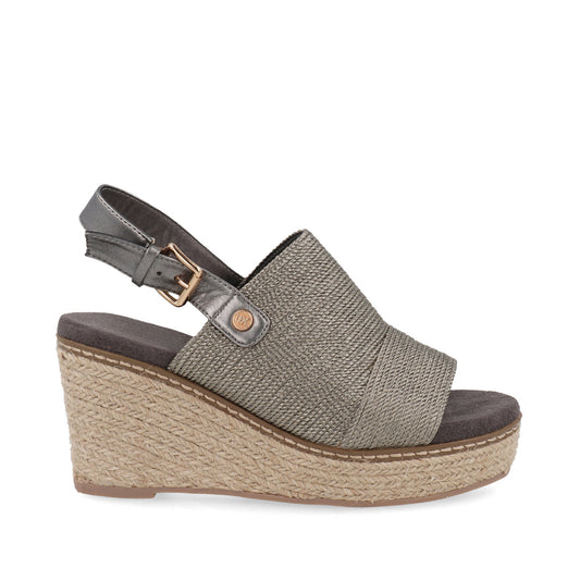 Alpargata Casual Trender color Plomo para Mujer