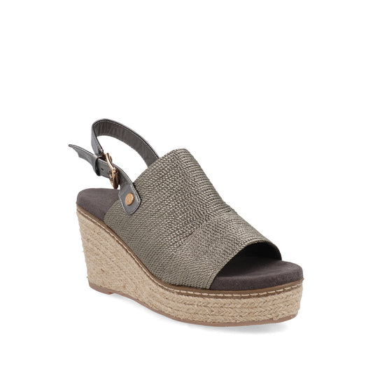 Alpargata Casual Trender color Plomo para Mujer